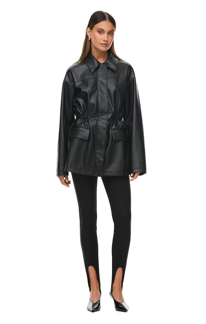 **The Zephyr Black Jacket - Stylish & Lightweight Men's Outerwear for Casual & Outdoor Activities**