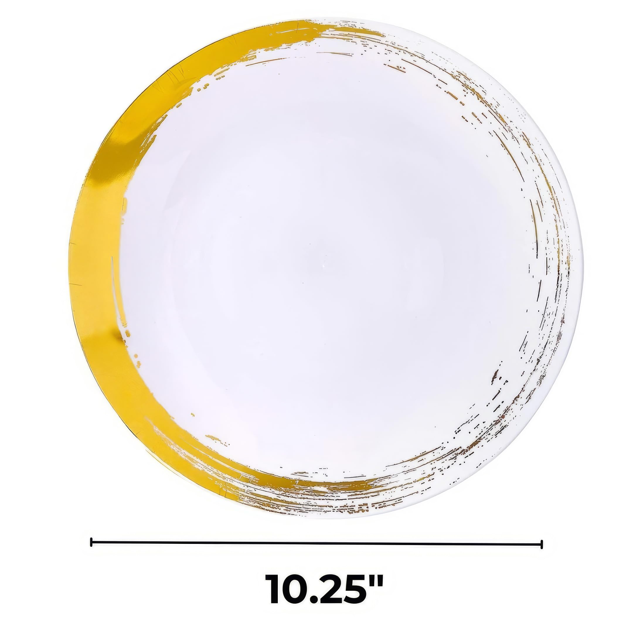 Elegant Disposable Dinner Plates 10.25