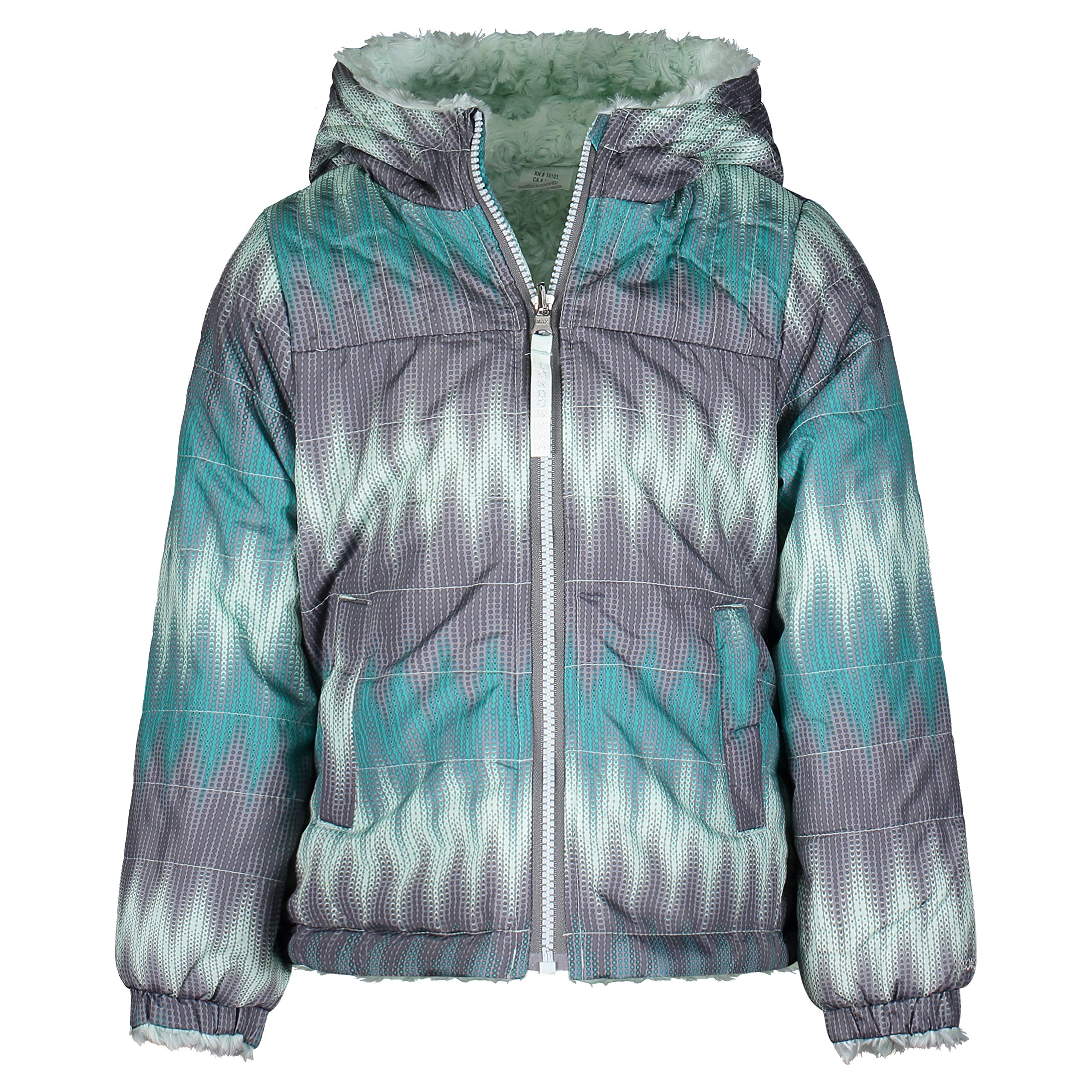 London Fog Girls' Midweight Fleece-Lined Jacket - Warm & Stylish Winter Coat for School, Outdoor Play & Casual Wear