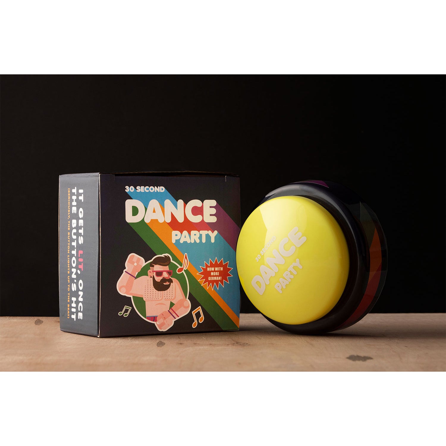 30 Second Dance Party Button 2 Pack - Fun Instant Mood Booster for Office, Classroom & Home Parties | Volume 1