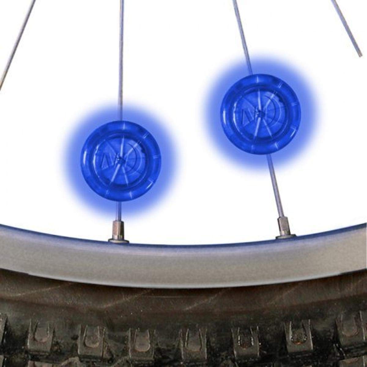 Nite Ize See 'Em Mini LED Bicycle Spoke Lights - 2 Pack Blue Wheel Lights for Night Cycling Safety & Nighttime Visibility | Perfect for Commuting, Evening Rides & Bike Safety Accessories