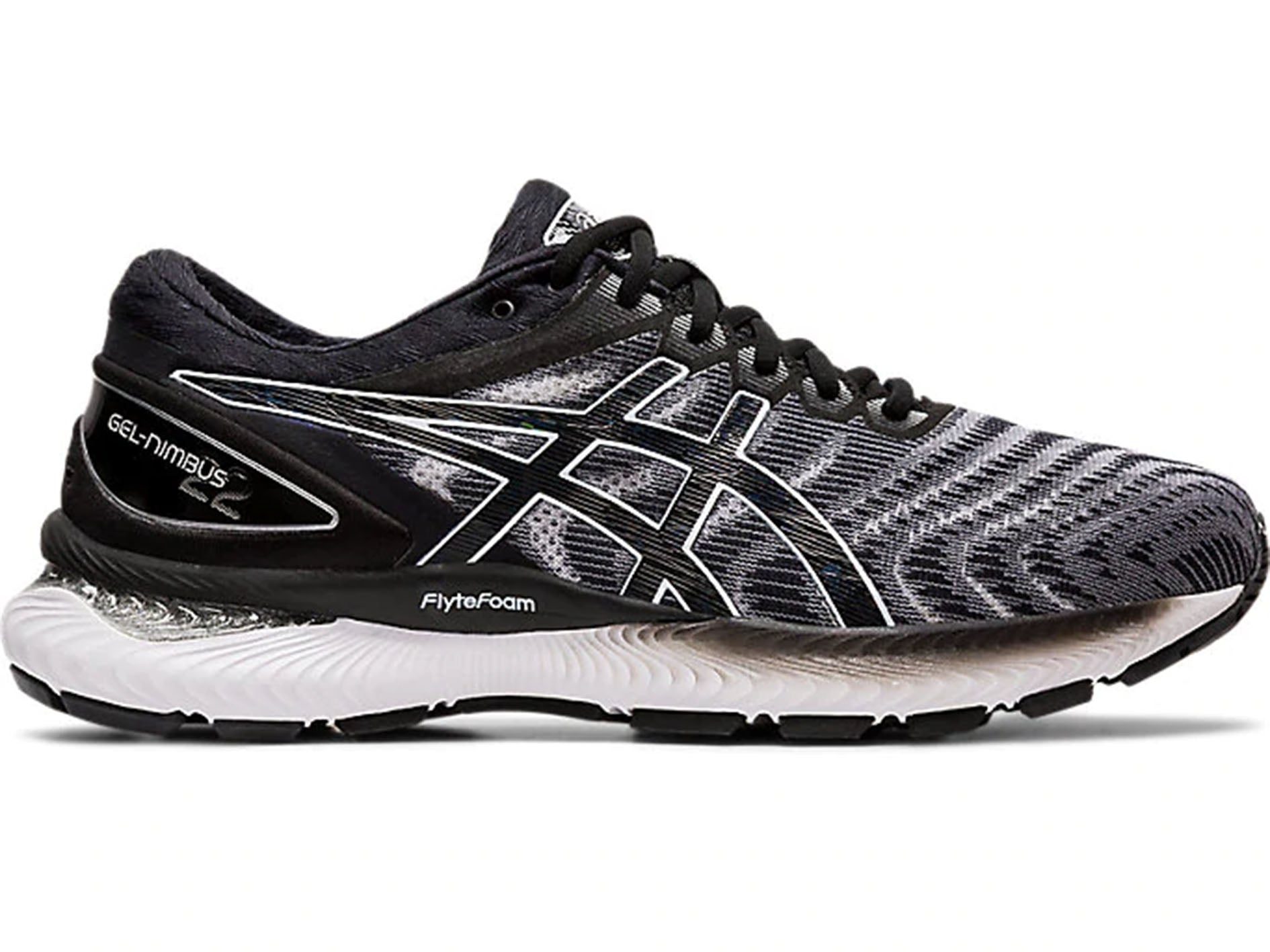 ASICS Men's Gel-Nimbus 22 Running Shoes - Wide 2E Width (Style 1011A685-100) | Cushioned Comfort for Long-Distance Running & Marathon Training