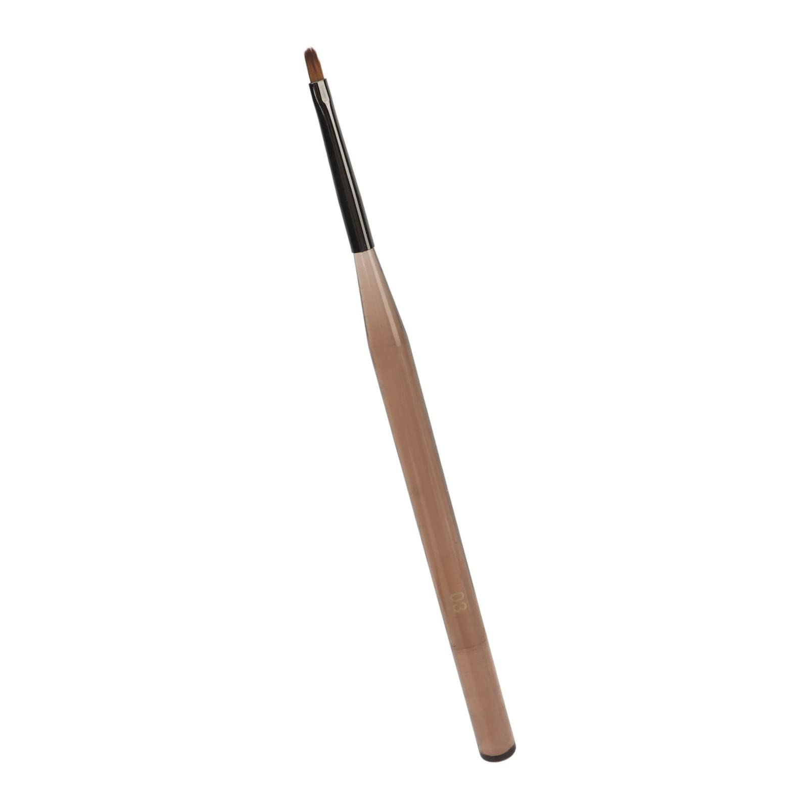 Professional Gel Nail Polish Brush with Copper Tube & Nylon Bristles - Petal Painting Brush for Manicure, Nail Art Design & Sculpting | Perfect for Salon, Home DIY & Professional Nail Artists