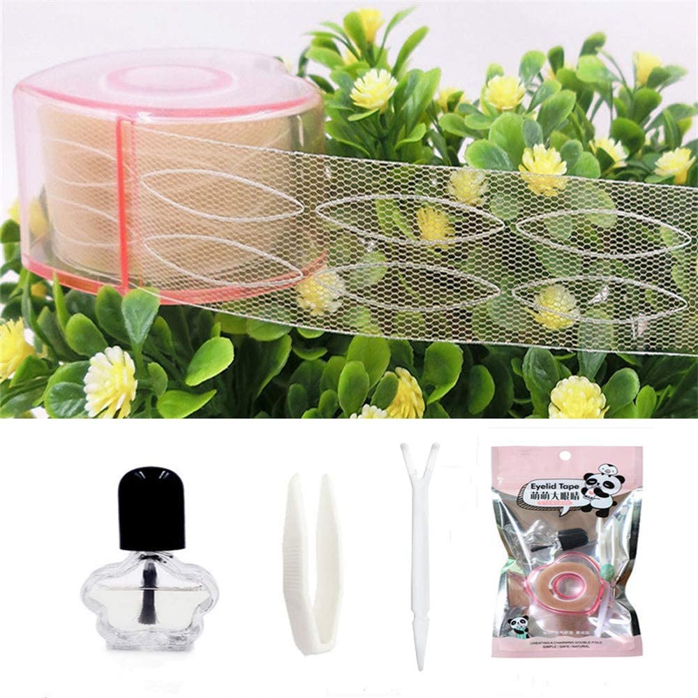 Breathable Eyelid Tape - Non Sticky Invisible Double Eyelid Stickers for Big Eye Makeup | Natural Fold Enhancer & Eye Shadow Base | Perfect for Asian Monolid & Hooded Eye Makeup Looks
