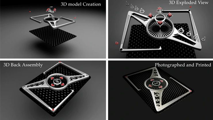 Premium Chrome Kings Carbon Playing Cards (Foiled Edition) - Luxury Poker Deck for Magic Tricks, Cardistry & Casino Night Entertainment