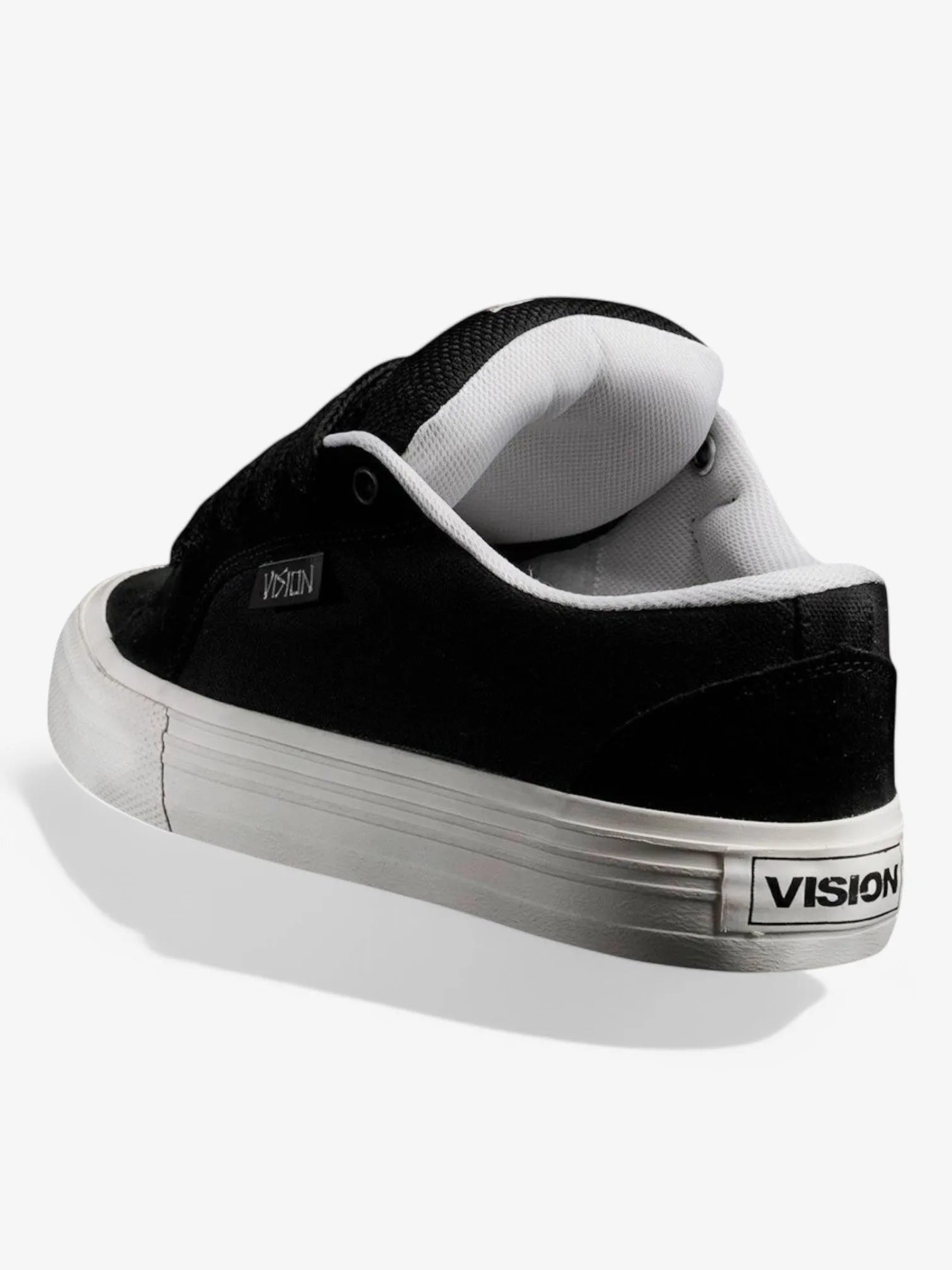 Vision Street Wear Odd Cirkus Skate Shoes - Black & White High Top Sneakers for Men & Women | Perfect for Skateboarding, Street Fashion & Casual Wear