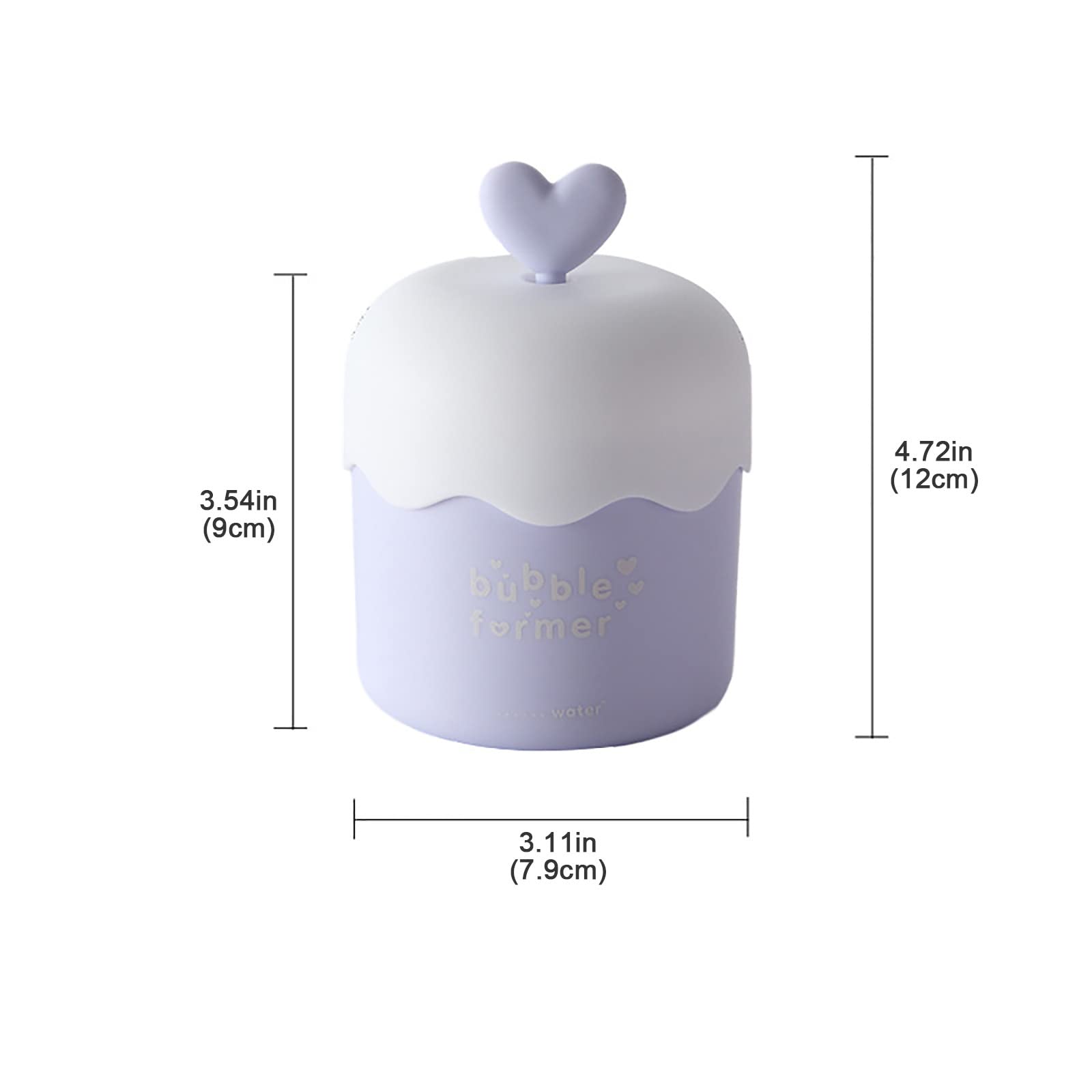 Herbivore Rose Foaming Cleanser - Portable Foam Maker for Face & Body Wash | Bubble Maker Tool for Facial Cleansing & Beauty Routine | Perfect Graduation Gift 2023 | Ideal for Spa, Skincare & Relaxation at Home