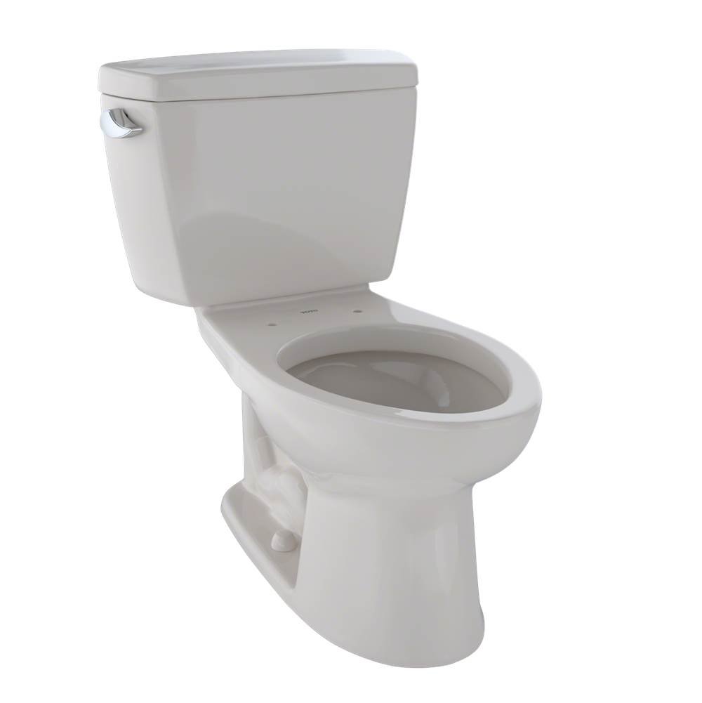 TOTO CST744E#12 Drake Two-Piece Toilet in Sedona Beige - Water-Efficient Elongated Bowl for Modern Bathrooms | Perfect for Home & Commercial Use