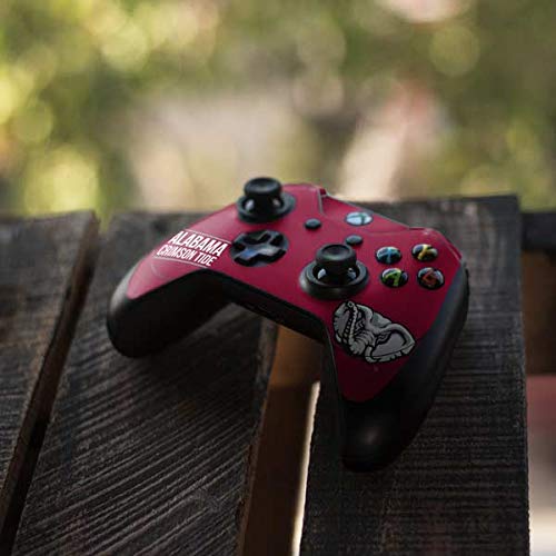 Official Alabama Crimson Tide Gaming Skin for Xbox One Elite Controller - Custom Decal Sticker, Officially Licensed College Design - Perfect for Gamers, Collectors & Fans