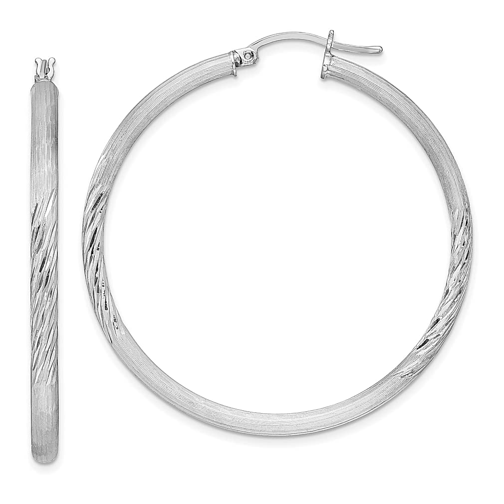 925 Sterling Silver 3mm Hoop Earrings for Women - Classic Round Fine Jewelry Gift Set for Her - Perfect for Everyday Wear, Date Nights & Special Occasions