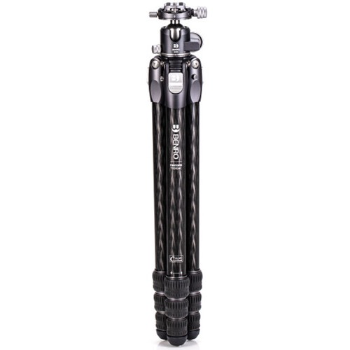 Benro Tortoise Series TTOR34CGX35 Carbon Fiber Tripod with GX35 Ballhead - 4-Section Twist Lock Legs, Lightweight & Stable for Photography, Travel, Hiking - Includes Padded Carrying Case
