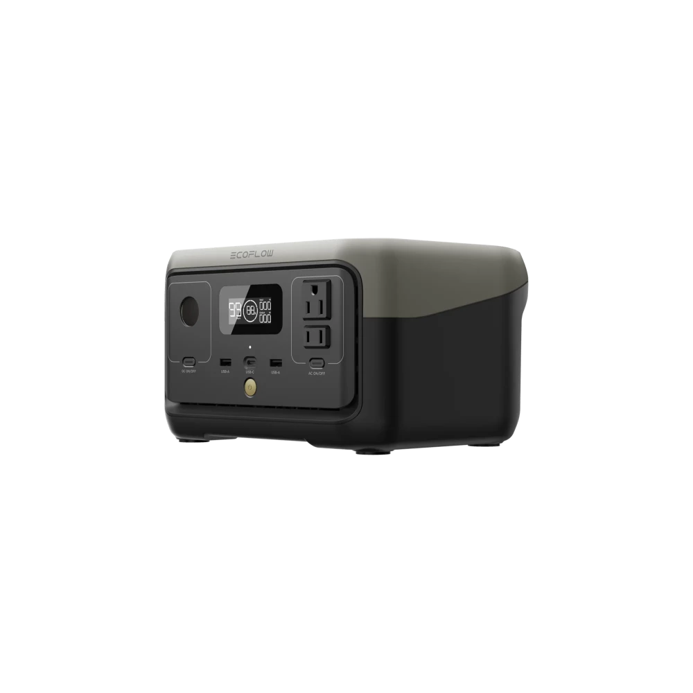 EcoFlow RIVER 2 Portable Power Station 288Wh | Solar Generator for Camping, Emergencies & Outdoor Adventures | Fast Charging, Lightweight & Quiet Backup Battery Power Supply