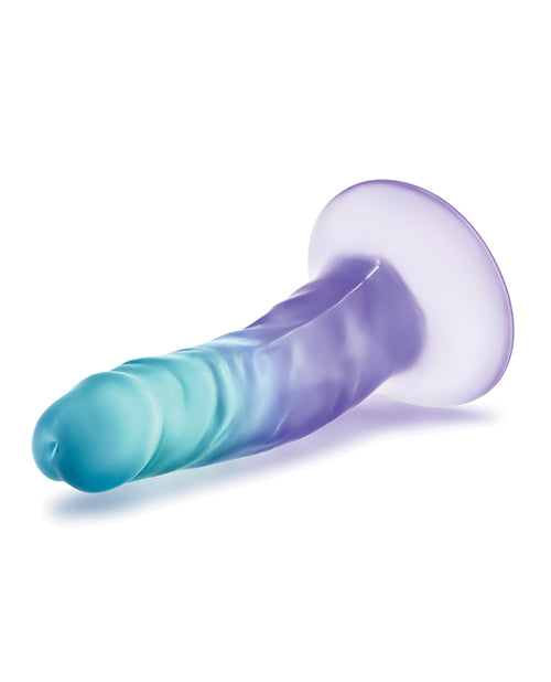 B Yours Morning Dew Dildo 5 Inch Indigo Blue Aqua - Waterproof Silicone Adult Toy for Couples & Solo Play, Perfect for Sensual Massage & Intimate Moments