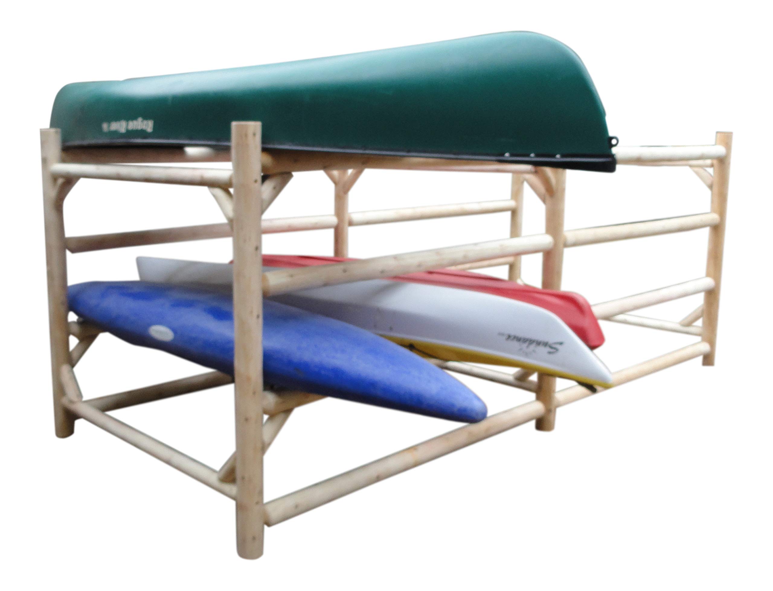24-Slot Heavy Duty Kayak and Canoe Storage Rack - Freestanding SUP, Surfboard, Fishing Canoe Holder for Commercial & Home Use - Perfect for Garage, Dock, or Outdoor Watercraft Organization