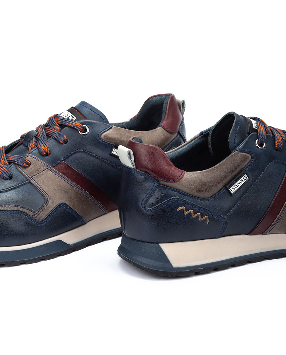 PIKOLINOS Men's Leather Sneakers - Comfortable & Stylish Casual Shoes for Walking, Travel & Everyday Wear