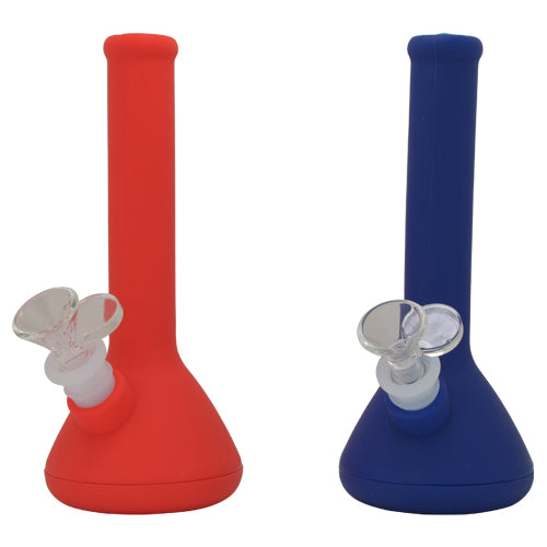 Premium Silicone Beaker Bong - Durable, Leak-Proof & Portable Water Pipe for Smooth Smoking | Perfect for Travel, Camping & Outdoor Use