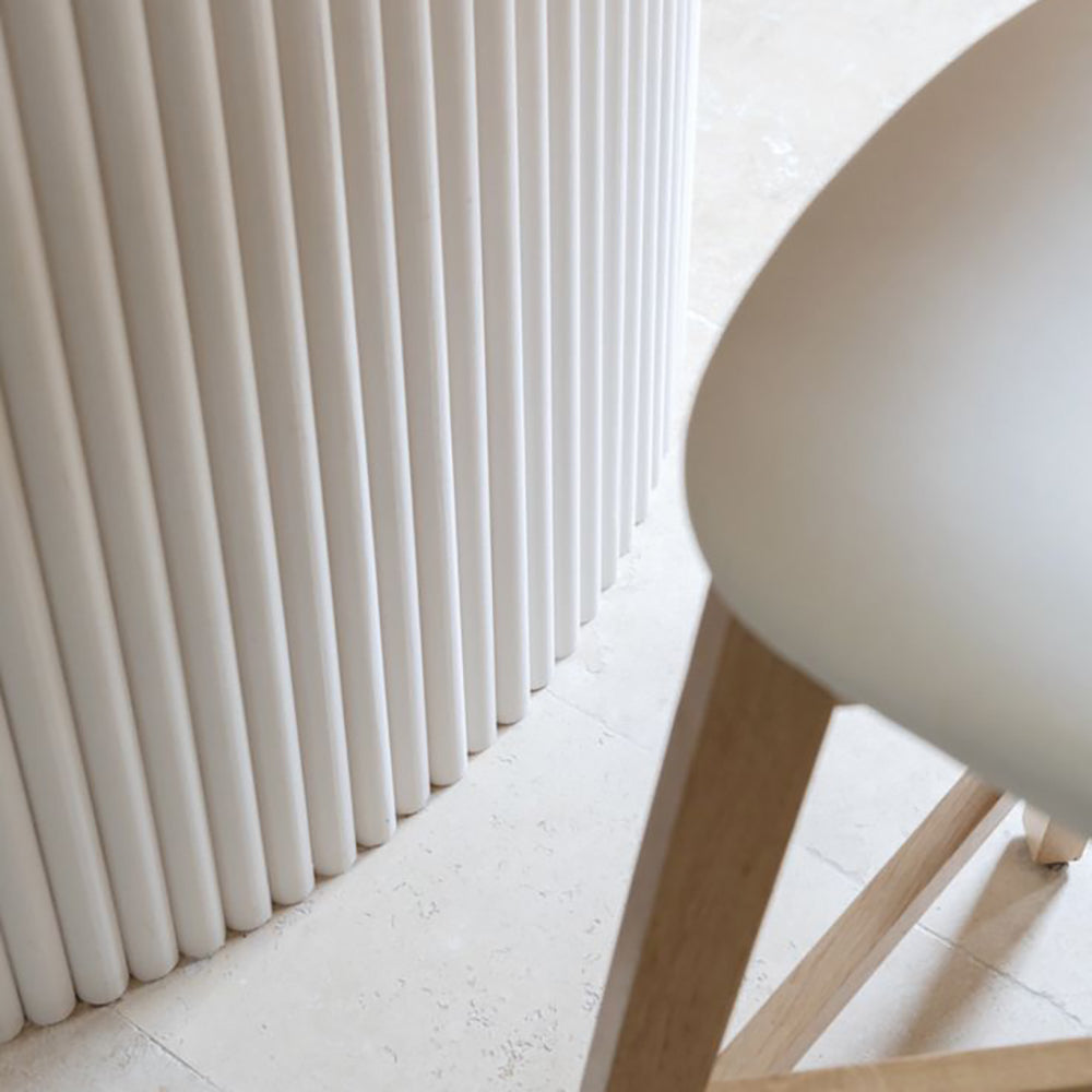 WOODFLEX White Primed Flexible Half Round Moulding 2700mm x 600mm (106