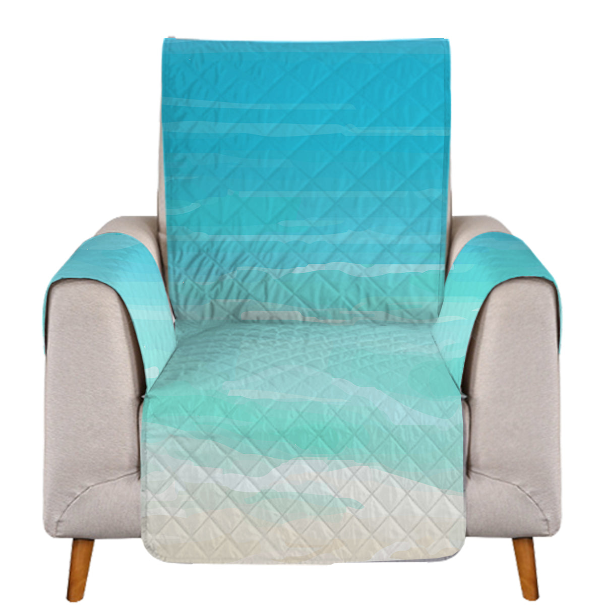 Stylish Beach Colors Sofa Cover - Soft, Durable & Washable - Perfect for Living Room, Patio & Outdoor Furniture Protection