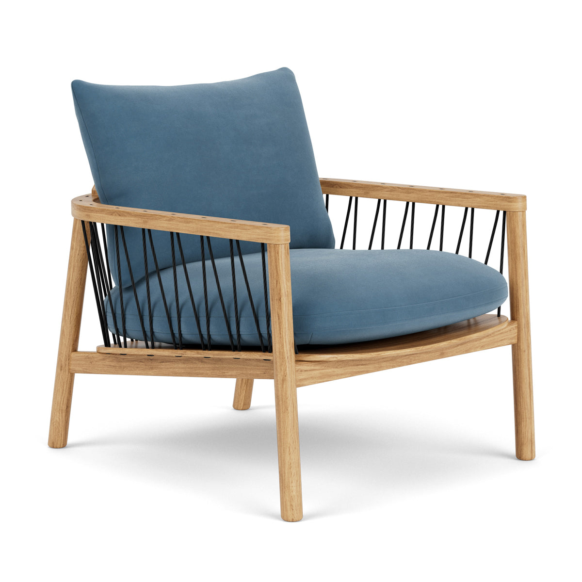 Luxury Enzo Velvet Armchair - Modern Accent Chair for Living Room, Bedroom & Office - Soft Upholstered Lounge Chair with Solid Wood Legs - Perfect for Home Decor, Reading Nook & Relaxation