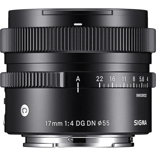 Sigma 17mm f/4 DG DN Contemporary Lens for Sony E-Mount - Ultra-Wide Angle Prime Lens for Landscape, Architecture & Vlogging