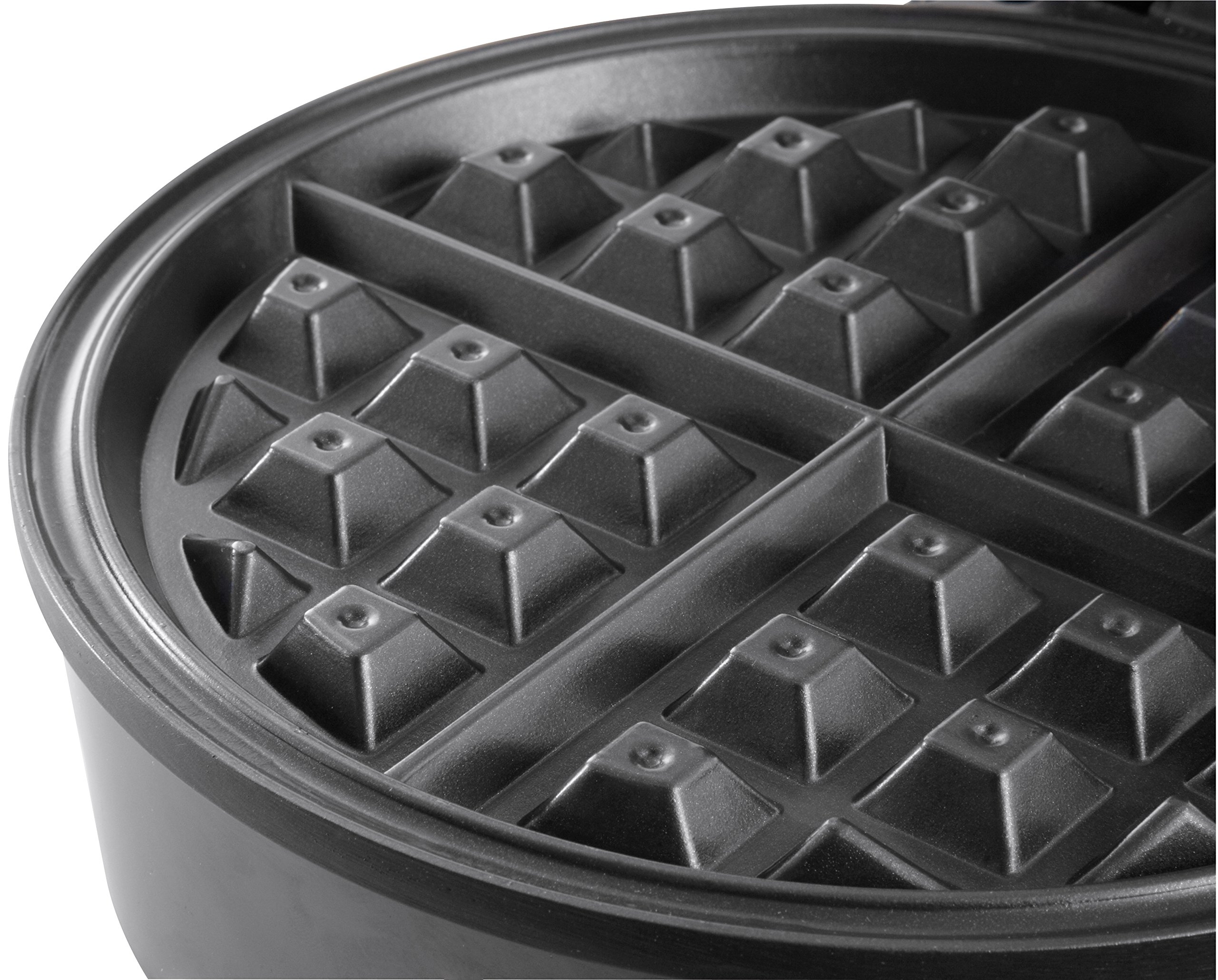 Oster Belgian Waffle Maker - 8 Inch Stainless Steel Waffle Iron for Perfect Homemade Waffles | Breakfast, Brunch & Family Gatherings