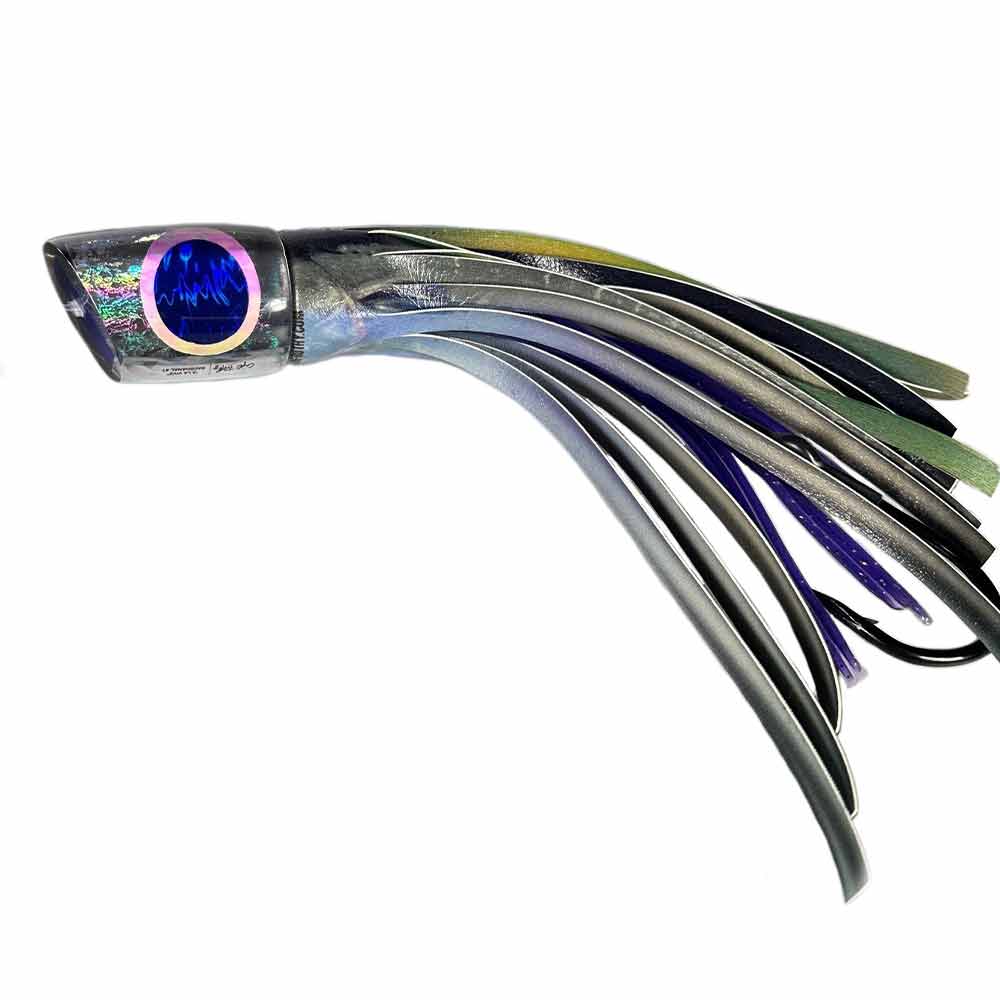 Blue Eyes Purple Skipjack Skirt XL - Premium Bacchanal A La Vive Fishing Lures for Saltwater & Freshwater - Perfect for Trolling, Casting, and Offshore Fishing