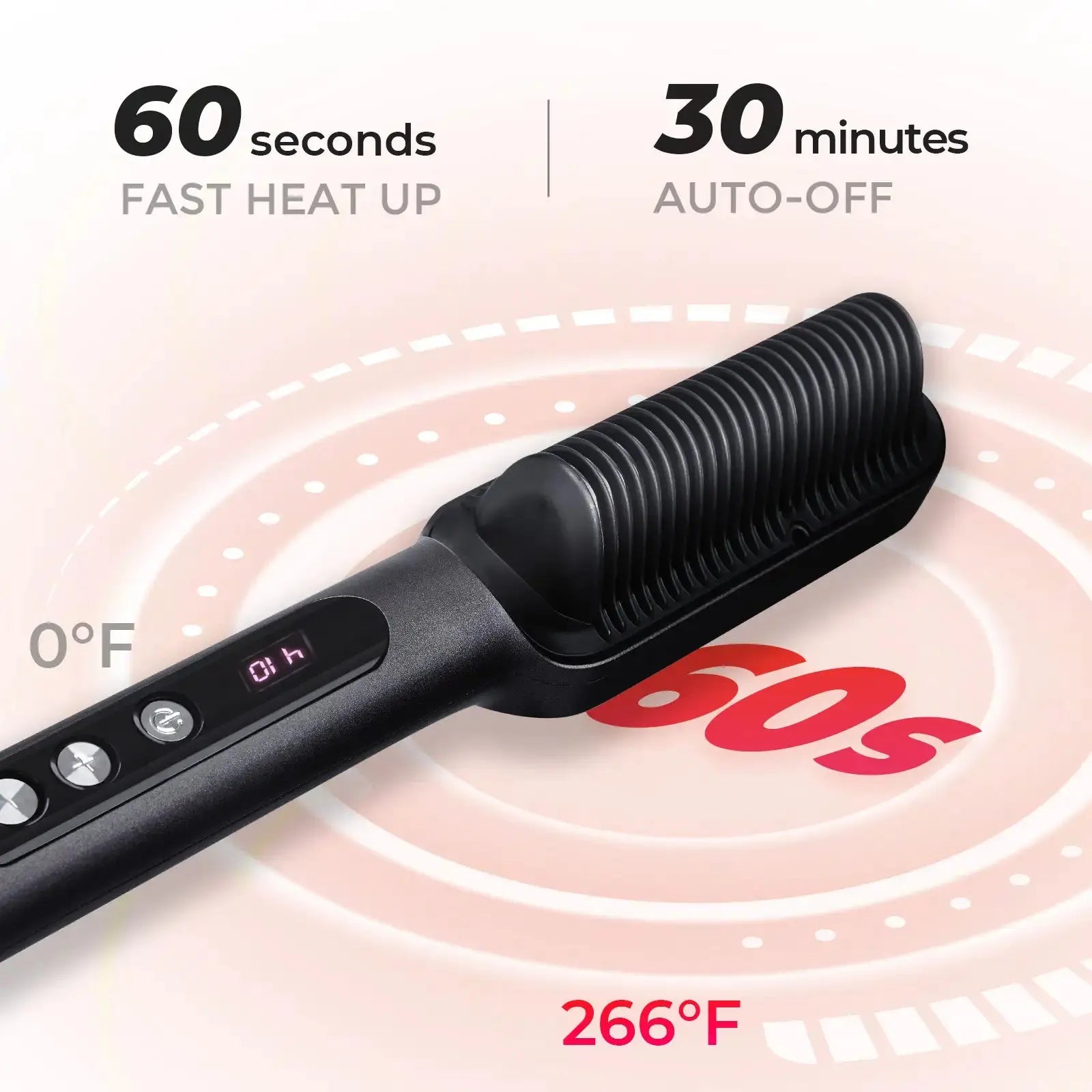 TYMO Ring Plus - 2-in-1 Hair Curling & Styling Iron with Adjustable Temperature, Perfect for Home Salon & Travel Styling