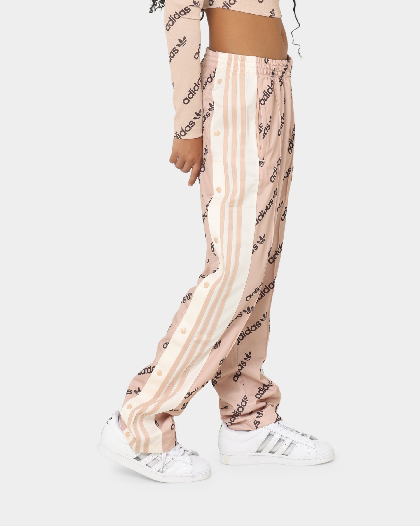 Adidas Adi Break Pants for Women - Halo Blush Color, Comfortable Athletic Joggers for Running, Yoga & Lounge Wear