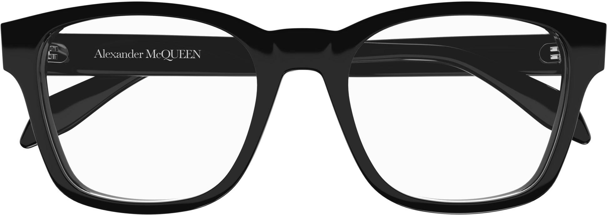 Alexander McQueen AM0356O Casual Eyeglasses for Men & Women - Stylish & Lightweight Frame for Everyday Wear, Office, and Outdoor Activities
