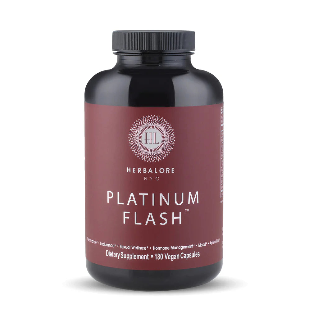 Herbalore NYC Platinum Flash Serum - Anti-Aging Face Cream with Natural Ingredients for Glowing Skin | Day & Night Moisturizer for Women & Men | Perfect for Dry, Sensitive Skin Care Routine