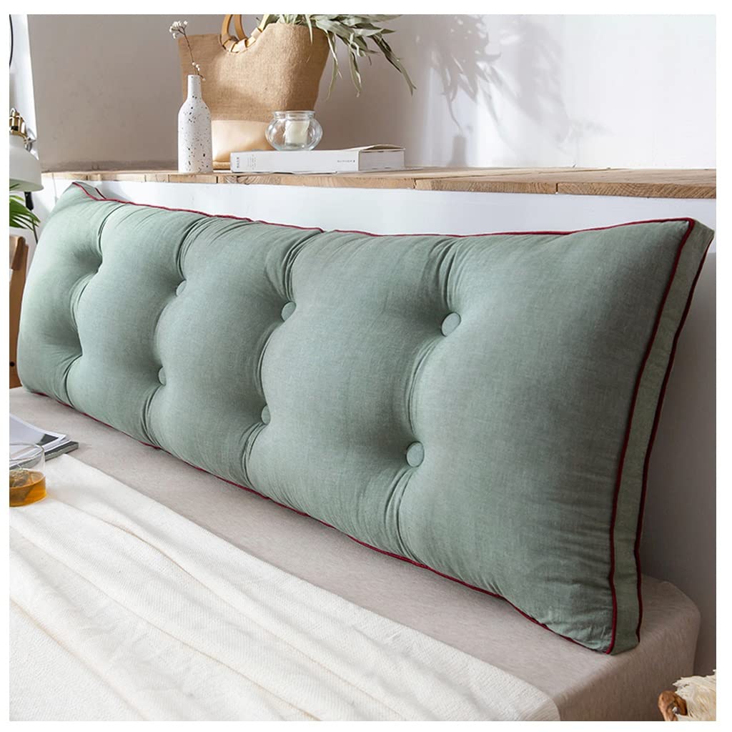Large Wedge Pillow for Bed - Upholstered Headboard Cushion & Reading Pillow Support, Perfect for Bedside Comfort, Backrest & Wall Support - Ideal for Reading, Relaxing & Lounging in Bed