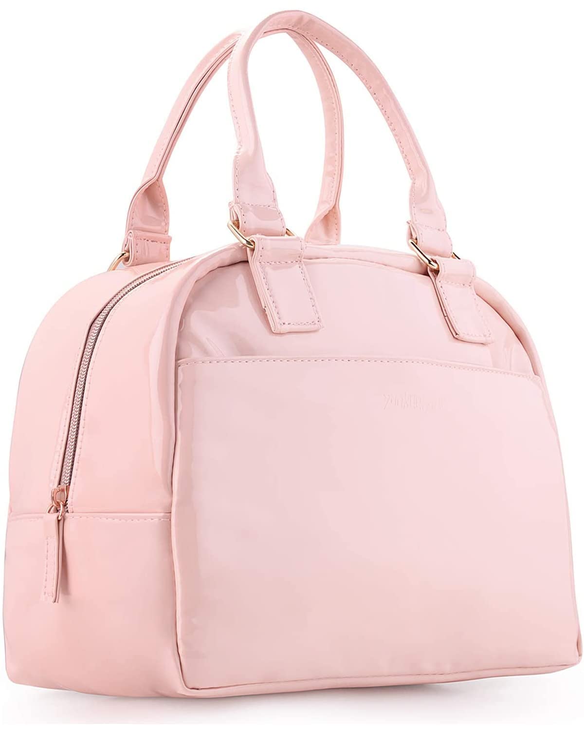Yookee Home Insulated Lunch Bag for Women - Large Cute Pink Lunch Tote for Adults, Meal Prep Lunchbox for Work, School & Nursing - Perfect for Office, College & Healthcare Professionals