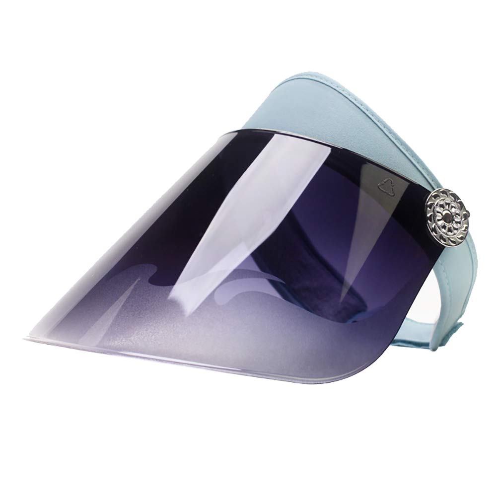 ChezAbbey 360° Rotatable Sun Visor Hat - UV Protection Summer Outdoor Cap with Adjustable Headband | Perfect for Hiking, Beach, Golf & Driving