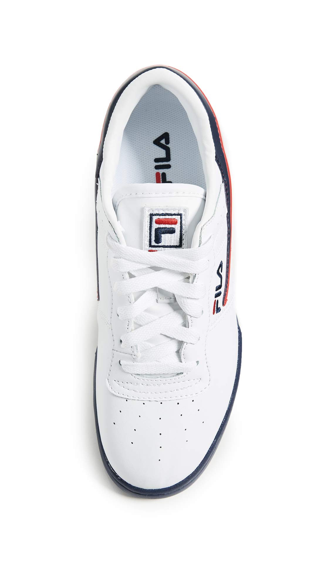 Fila Men's Original Fitness Leather Classic Sneakers - Comfortable Retro Running Shoes for Gym, Walking & Casual Wear