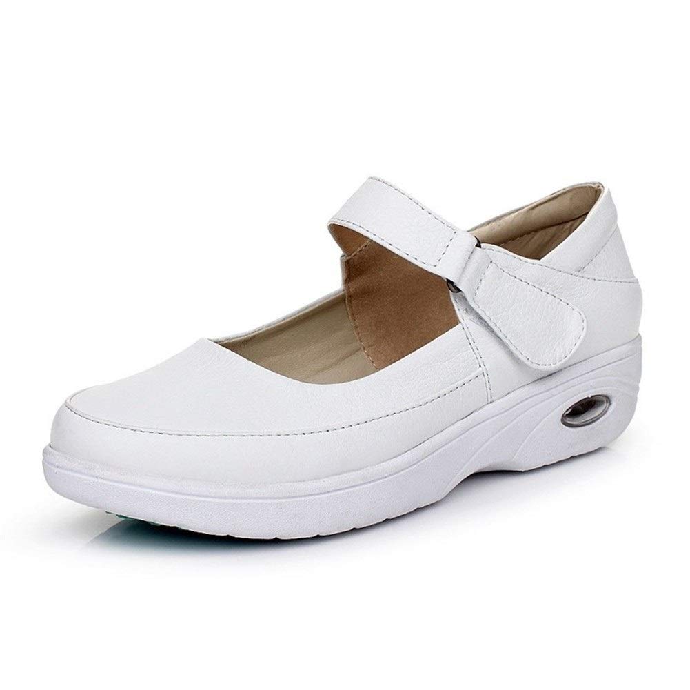 HOOENG Women's Non-Slip Nursing Shoes - Lightweight Slip-On Work Shoes with Soft Cushioned Soles for Comfortable Walking | Perfect for Nurses, Healthcare Workers & Long Shifts