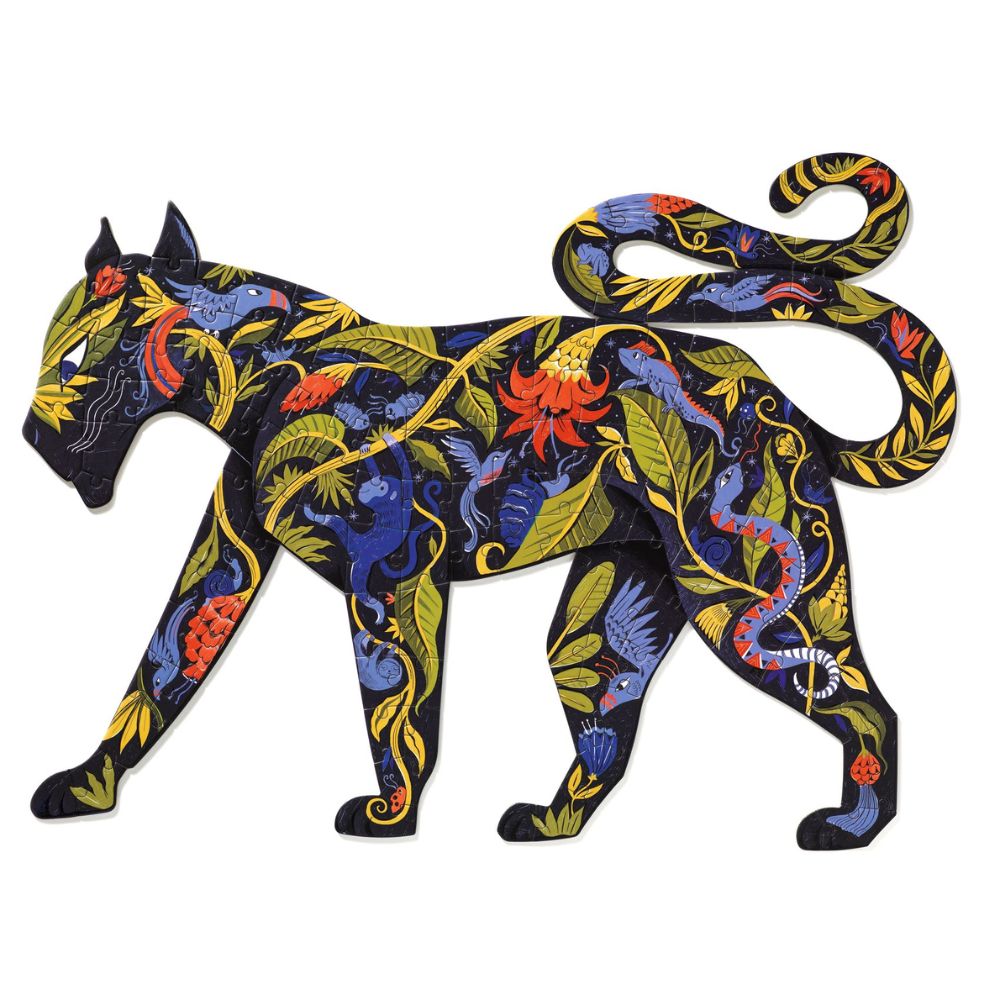 Djeco Puzz'Art Panther Puzzle - 500 Piece Animal Jigsaw for Adults & Teens - Creative Home Decor & Gift Idea for Puzzle Lovers - Perfect for Relaxation & Family Game Nights