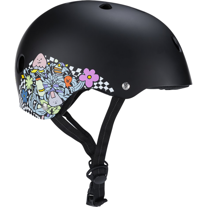 187 Pro Sweatsaver Helmet - Lizzie Matte Black | Lightweight & Breathable Skateboard Helmet for Women & Men | Perfect for Skateboarding, Roller Skating & Scooter Riding