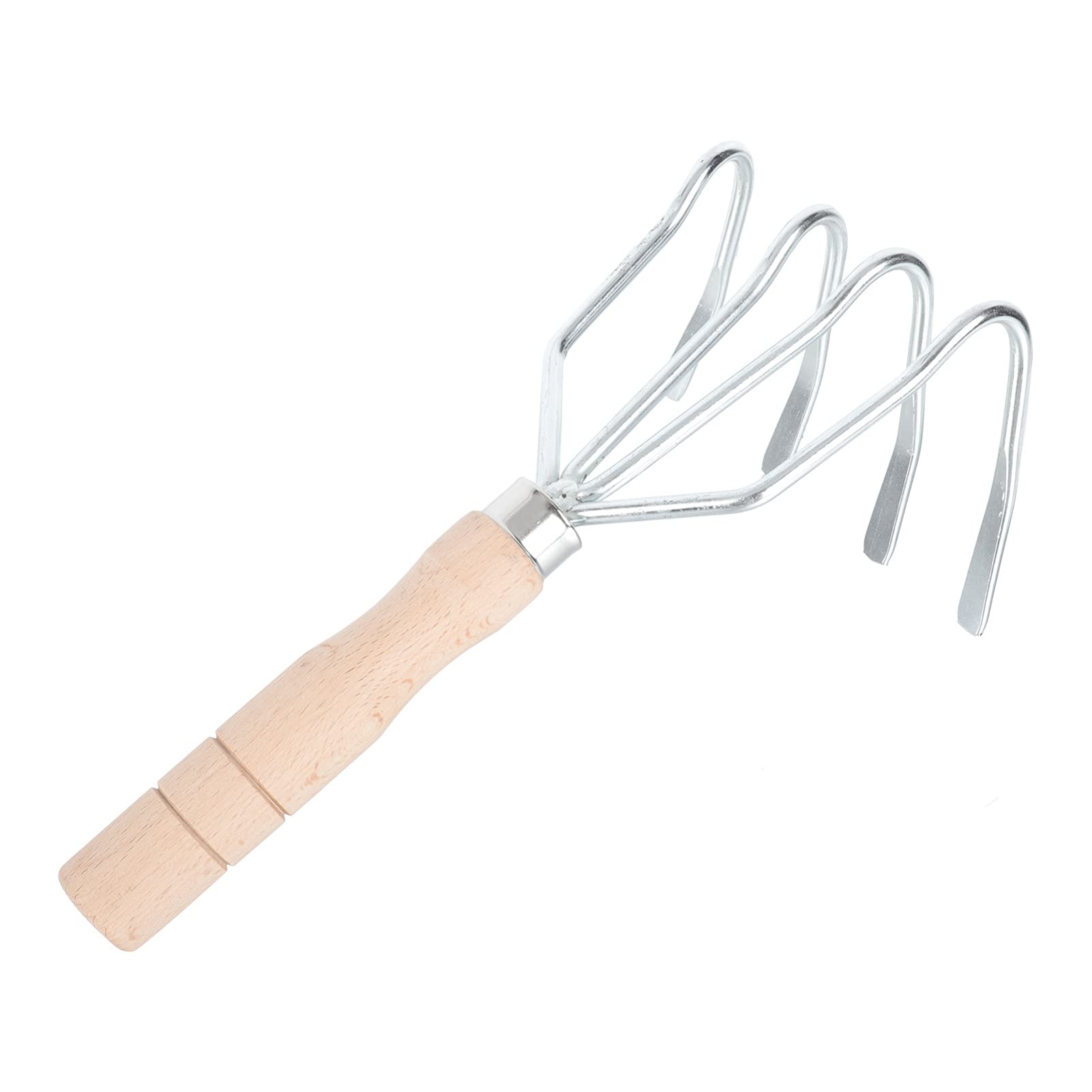 Yardwe Mini Hand Rake Cultivator - 3 Claw Soil Tiller Tool for Loosening, Mulching & Cultivating Garden Beds - Perfect for Weeding, Planting & Aerating Small Garden Spaces