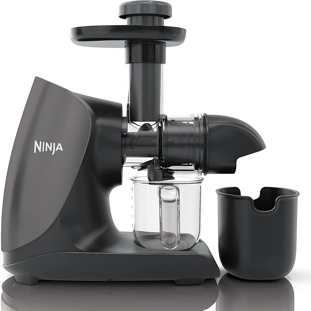 Ninja Cold Press Juicer Pro - Slow Masticating Juicer for Fruits & Vegetables, Quiet Motor, Easy Clean - Perfect for Healthy Juicing at Home, Gym, or Office (Model JC101) with Home Essentials Warranty