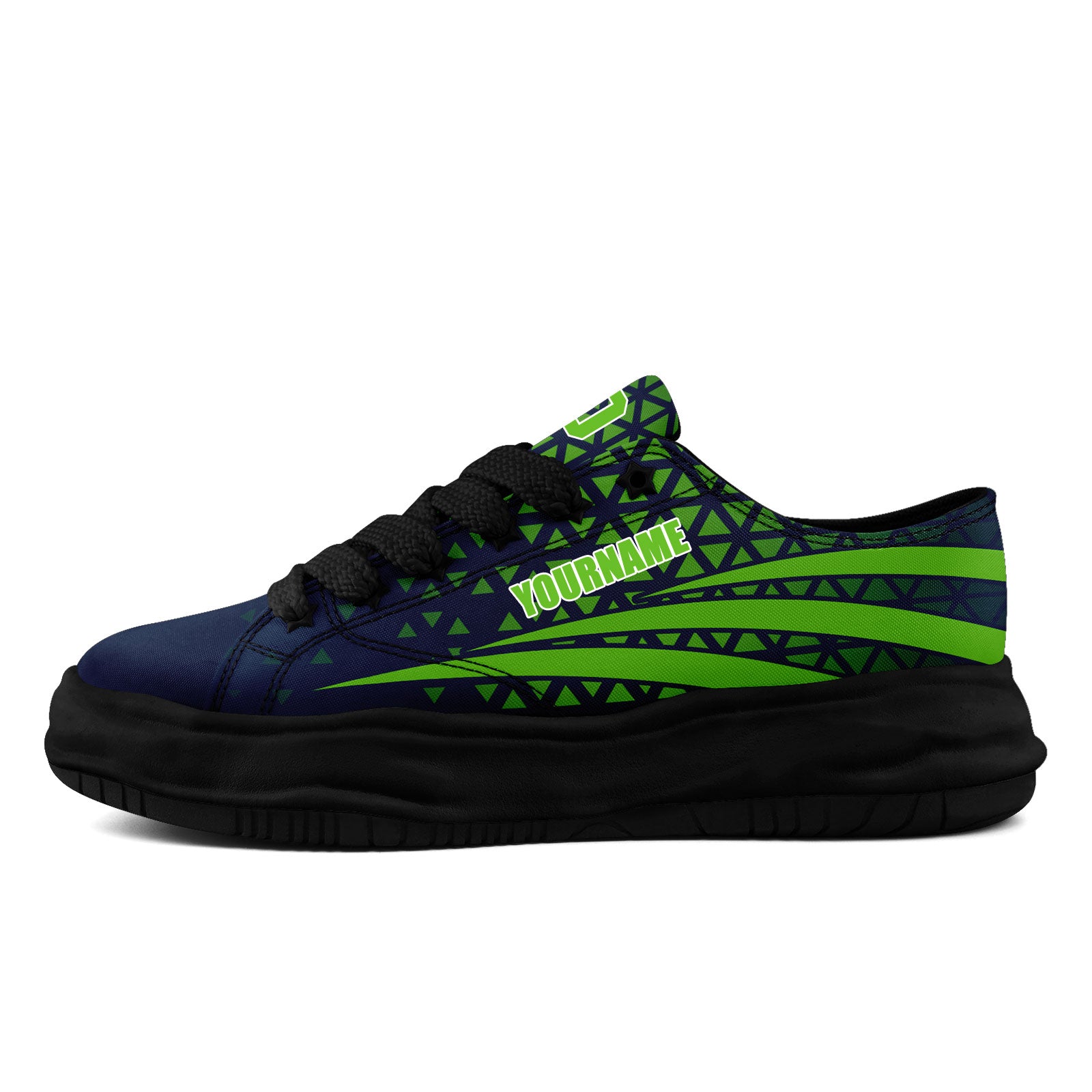Custom Blue & White Washington Shoes - Personalized Sneakers for Men & Women - Comfortable & Stylish Casual Wear for Walking, Running & Sports (Model: FN038 D023003, Size 27)