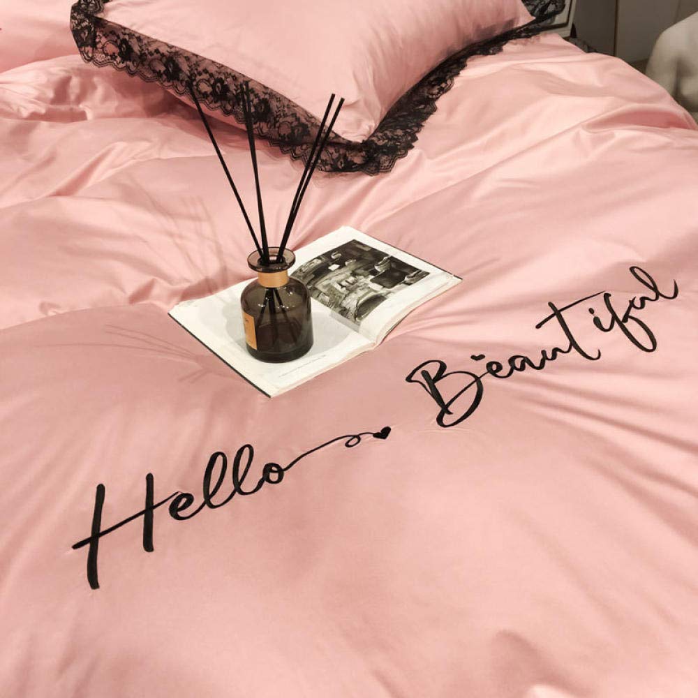 4 Piece Ice Silk Comforter Set - Summer Cooling Naked Sleeping Bedding, European Silky Quilt Cover with Embroidery, Lemon Yellow, 200x230cm (Queen Size) - Perfect for Hot Weather, Guest Rooms & Modern Bedroom Decor