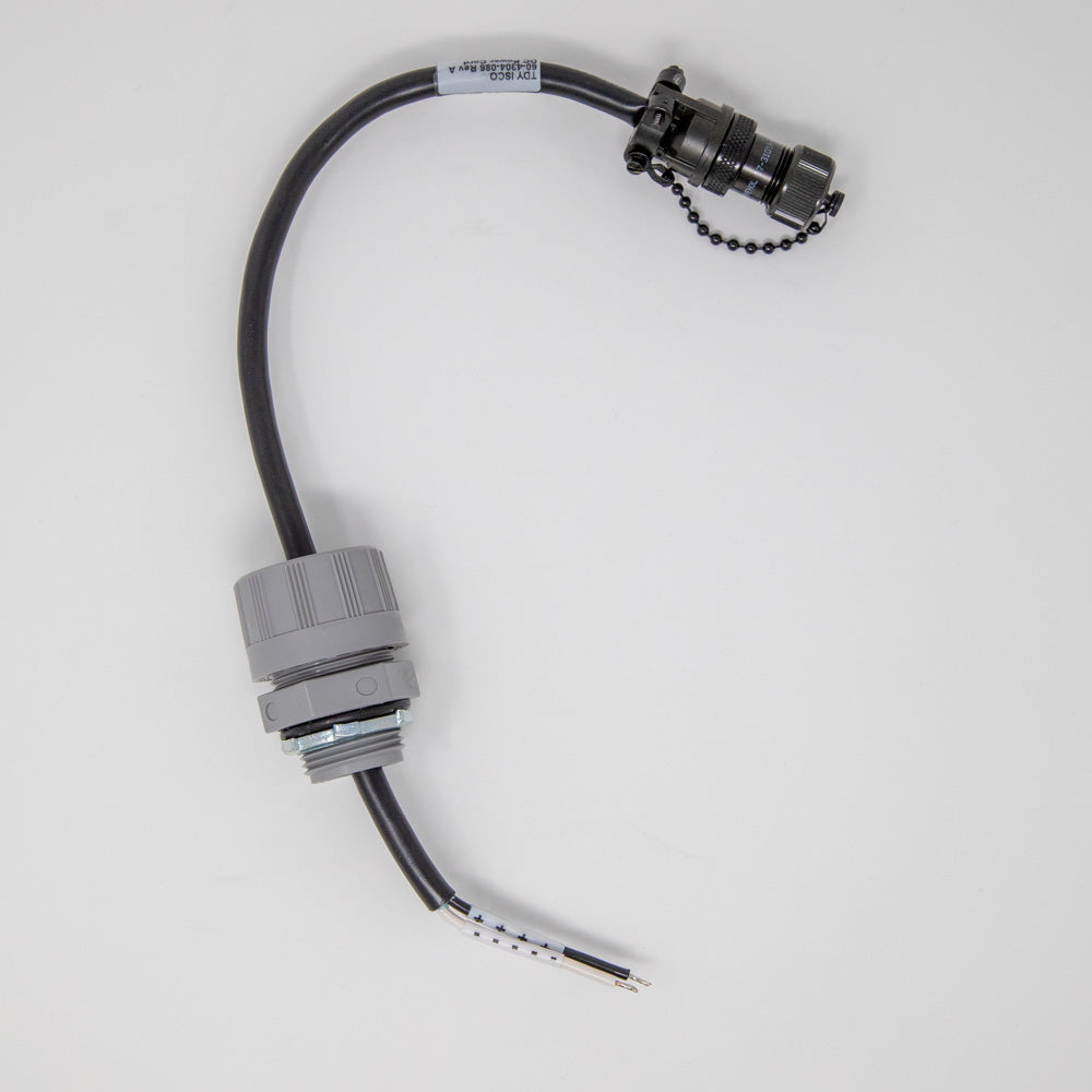 1FT DC Power Cable with Cord Grip Fitting - Heavy Duty Power Cord for Electronics, CCTV, LED Lights - Secure Connection for Home & Office Use