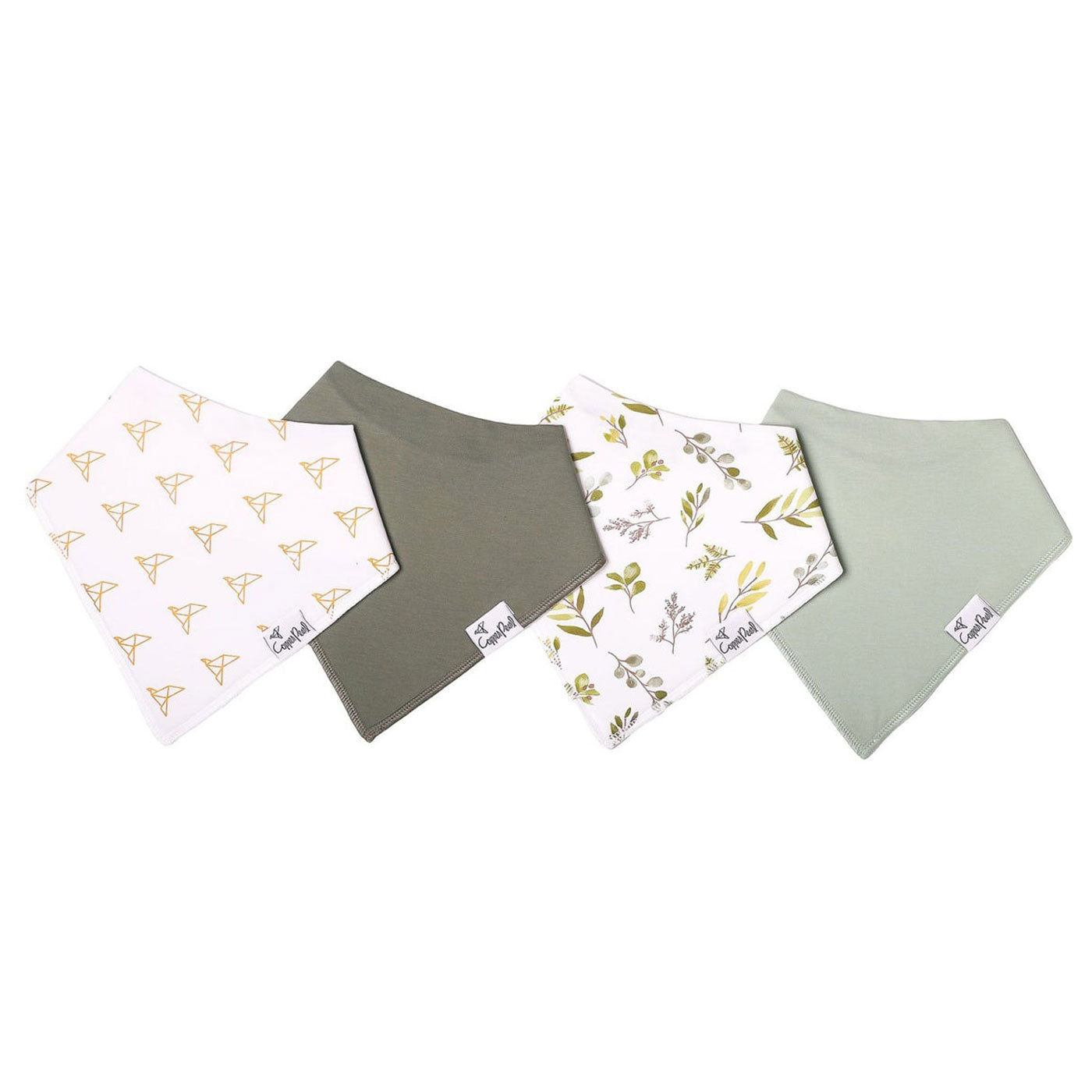 Soft Organic Cotton Baby Bandana Bibs - 3 Pack Drool Bibs for Newborns & Infants - Cute & Absorbent for Feeding, Teething, and Everyday Use