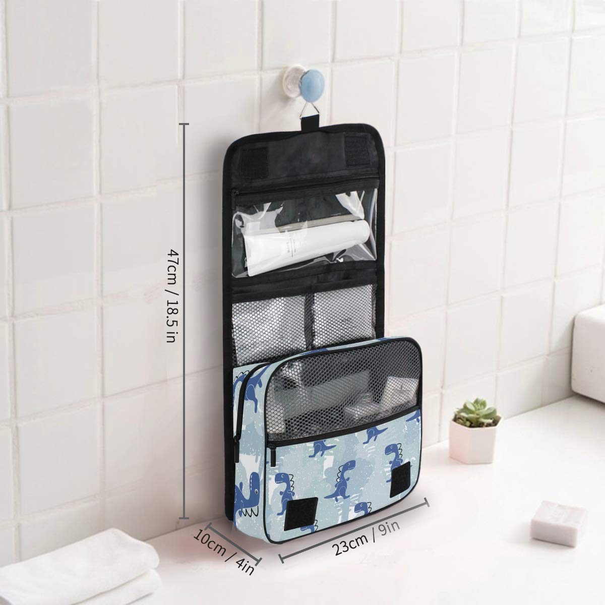 Hanging Travel Toiletry Bag Kit - Waterproof Makeup Case & Cosmetic Organizer for Men & Women - Perfect for Camping, Gym, Business Trips & Vacation Essentials