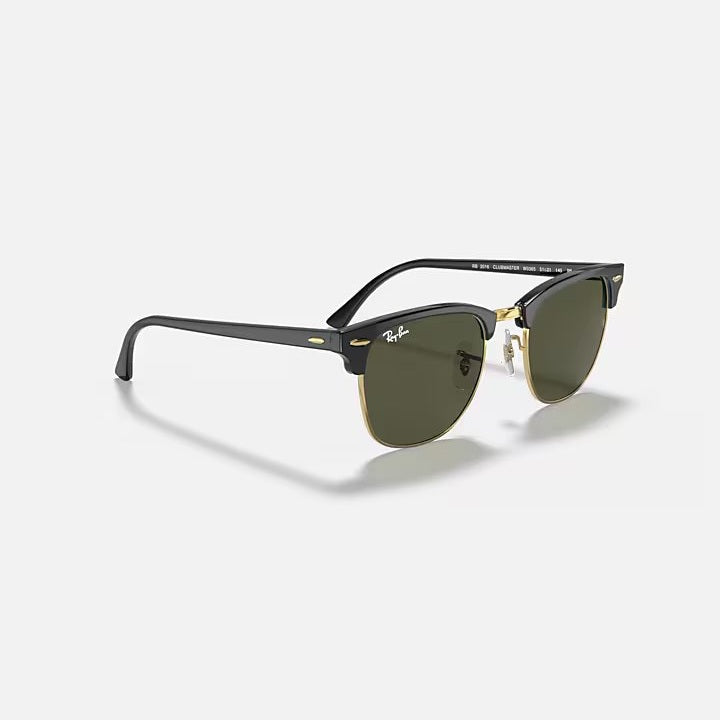 Ray Ban Clubmaster Sunglasses - Classic Black Frame with Arista Lenses for UV Protection | Perfect for Outdoor Activities, Driving, and Fashion Accessories