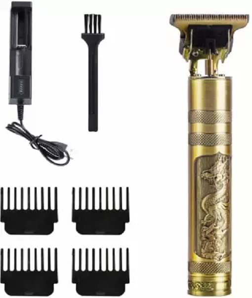 APPETINA Professional Hair Trimmer for Men - Buddha Style Hair Clipper & Shaver with Gold Finish | Perfect for Beard Trimming, Head Shaving & Body Grooming at Home