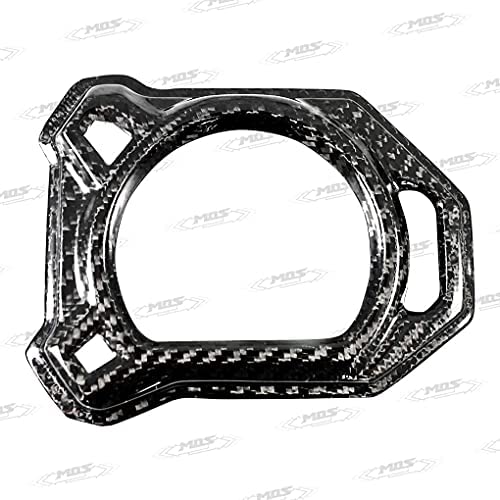 MOS Carbon Fiber Speedometer Upper Cover for Yamaha Zuma 125 (2016-2021) - Lightweight & Durable Motorcycle Dash Protection - Perfect for Street Riding & Custom Bike Upgrades