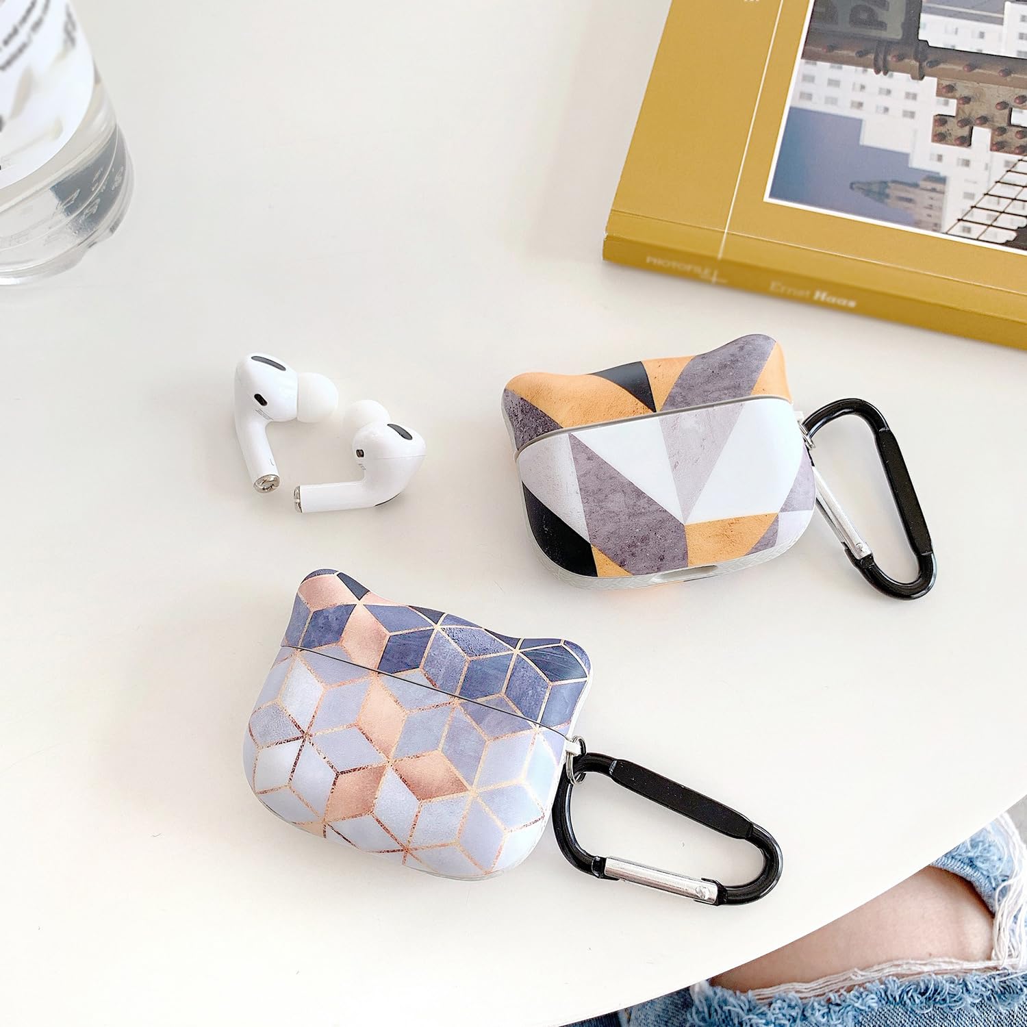 Premium Shockproof Protective Case for AirPods Pro (2019) - Portable Cover with Keychain, Durable & Lightweight - Perfect for Travel, Gym, and Everyday Use
