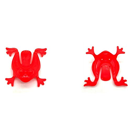 Balacoo 24Pcs Jumping Frog Toys - Colorful Bouncing Rubber Frogs for Kids, Fun Finger Pressing Party Favors & Gifts for Boys & Girls - Perfect for Birthday Parties, Classroom Rewards, and Outdoor Play