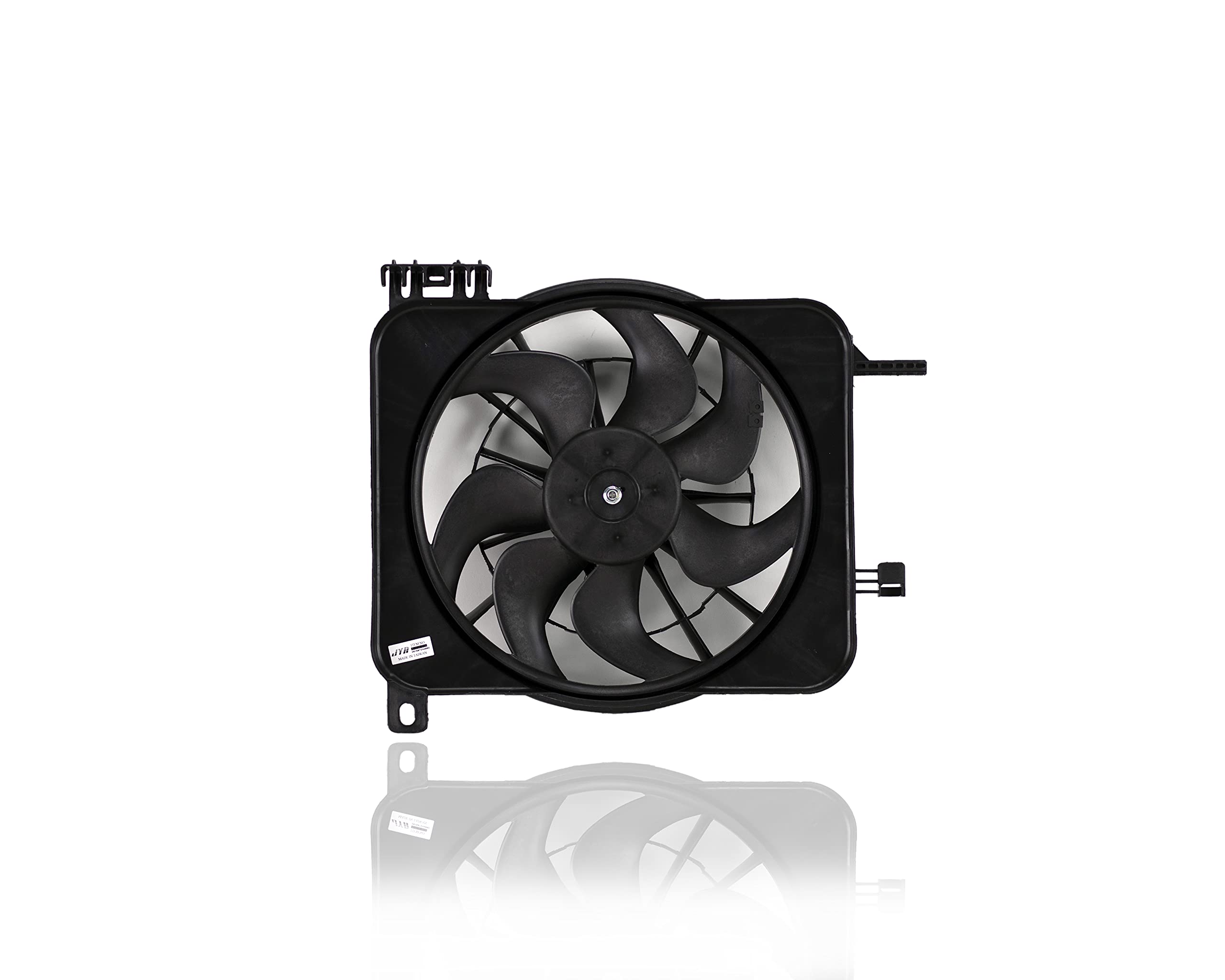 Dual Radiator and Condenser Fan Assembly Replacement for GM3115106 - Compatible with 1995-2005 Chevrolet Cavalier & Pontiac Sunfire 1st Gen - Engine Cooling System Upgrade for Better Performance in Hot Weather & Stop-and-Go Traffic